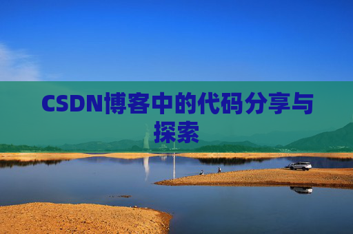 CSDN博客中的代码分享与探索